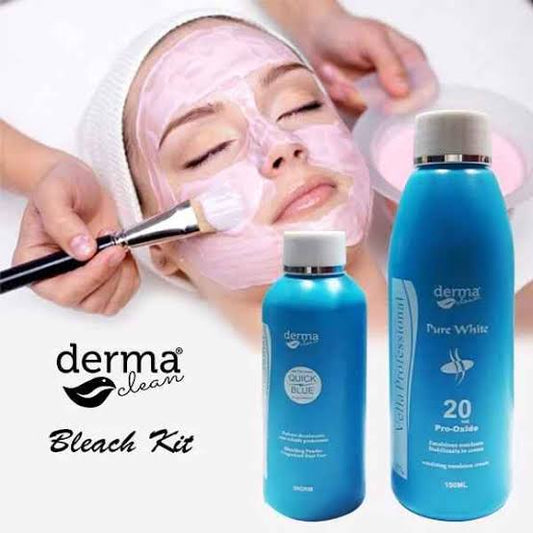 Derma clean bleach powder 50gm developer 20Vol 150ml