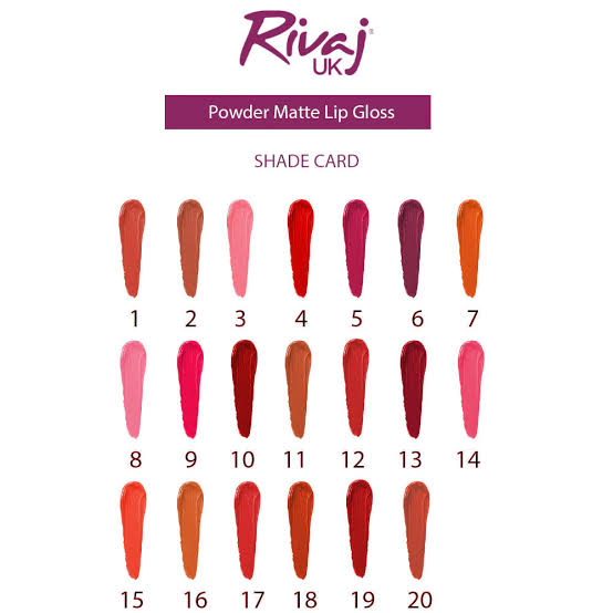 Rivaj Powder Matte LipGloss