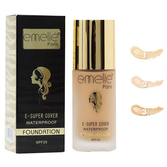 Emelie foundation waterproof super covergae Natural shade