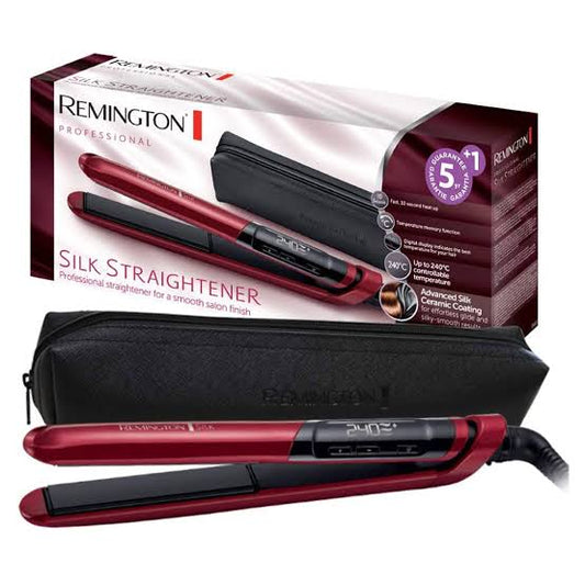 Remington S-9600 Silk Ceramic Hair Straightener with 1 year Warranty