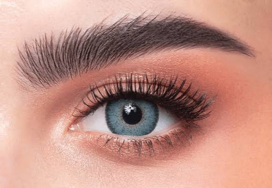 Dahab Lumi Rere Blue Lens#1 with lens water/solution/liquid B.C8.6mm,Dia 14.0mm