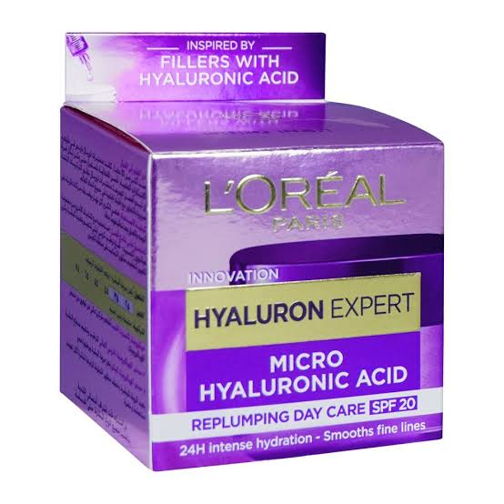 LOreal Paris Hyaluron Expert Replumping Moisturizing Care Day Cream, SPF 20, 50ml