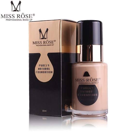 Miss Rose purely Natural Foundation in Bottle 30ml