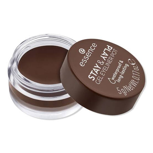 Essence Stay & Play Gel Eyeliner Pot 02 Brown