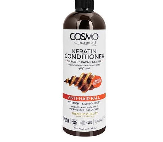 Cosmo Hair Naturals Anti Hair Fall Keratin Conditioner, For All Hair Types, 480ml