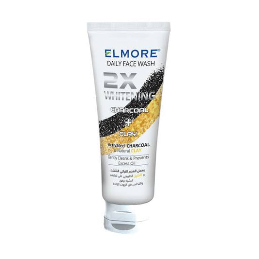 Elmore charcoal clay 2× Whitening Face Wash 50ml