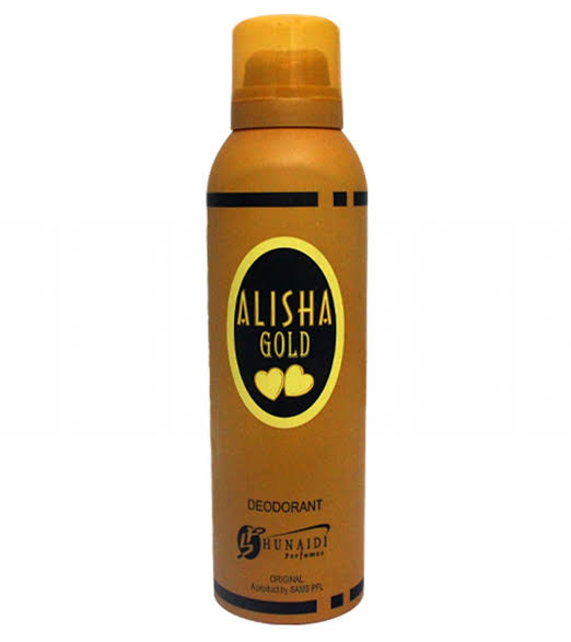Alisha Body spray Gold 200ml made UAE