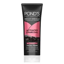 Ponds Bright miracle activated charcoal face wash 100ml