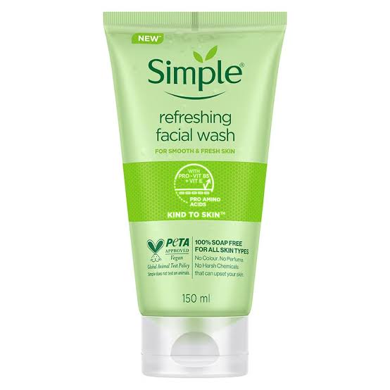 Simple kind To Skin Refreshing Face Wash 150ml