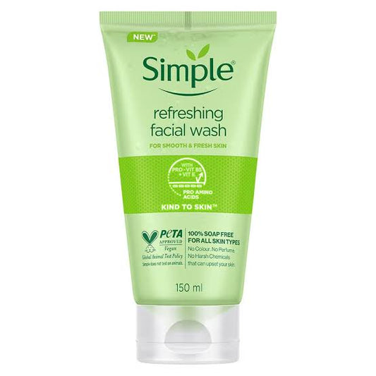 Simple kind To Skin Refreshing Face Wash 150ml