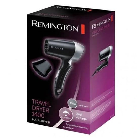 Remington Traver Hair Dryer 1400W D2400 with 1 year Warranty