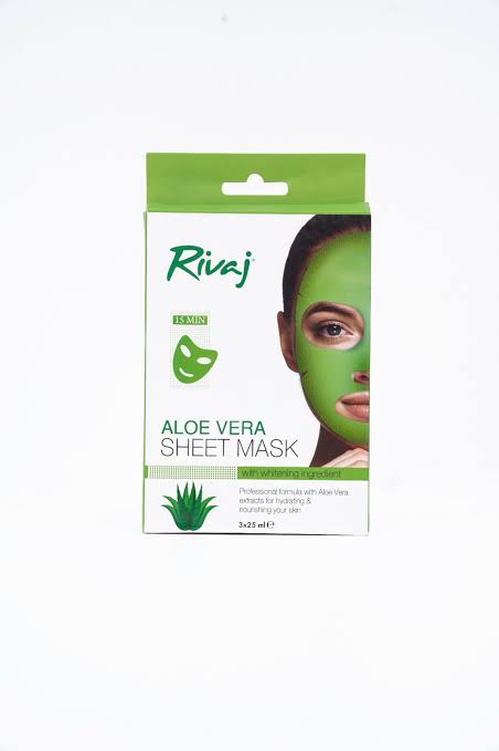 Rivaj Whitening aloeVera Sheet 1 Mask