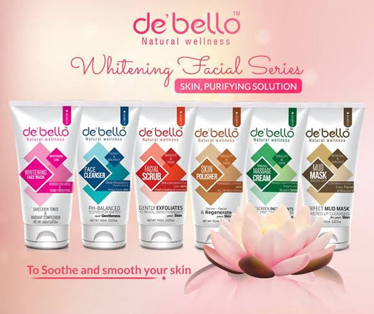 deBello Whitening Facial 6 Tubes