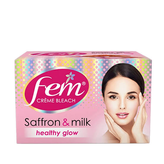 Fem Bleach Saffron&Milk Powder 8gm Creme 56gm