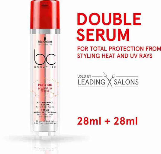 Schwarzkopf peptide repair rescue Hair Serum 28ml+28ml