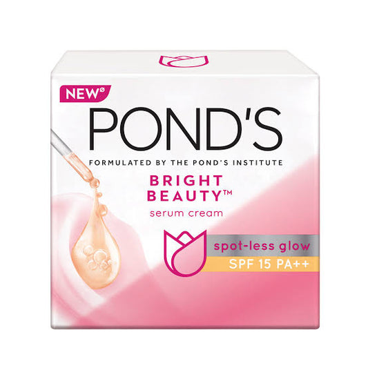 Ponds bright beauty serum cream Day Spf 15 spotless 35gm made in india
