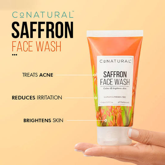CoNatural Saffron Face Wash sulphate&Paraben FREE 150ml