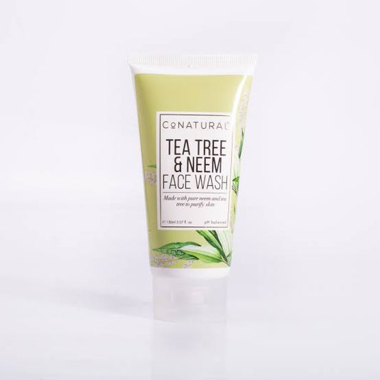 CoNatural Tea Tree & Neem Face Wash 150ml Sulphate FREE 150ml