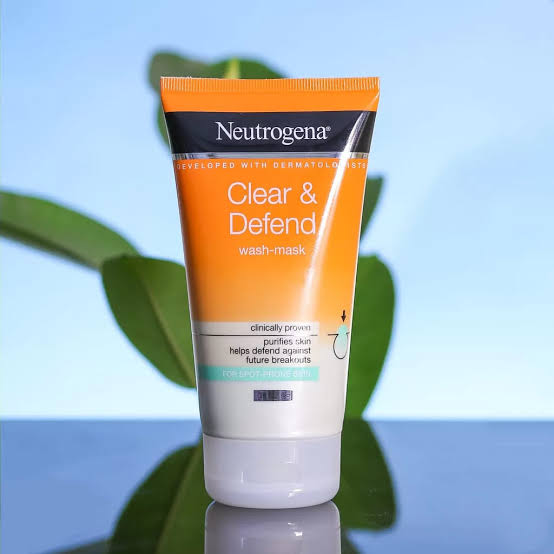 Neutrogena Clear&Defend 2in1 Wash+Mask medicated