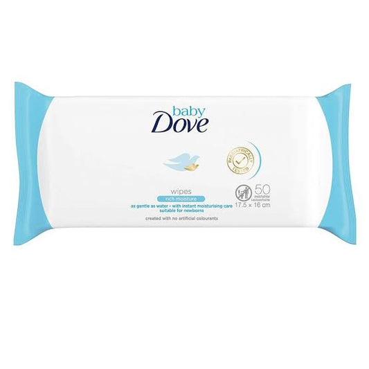 DOVE BABY WIPES RICH MOISTURE 50Sheets