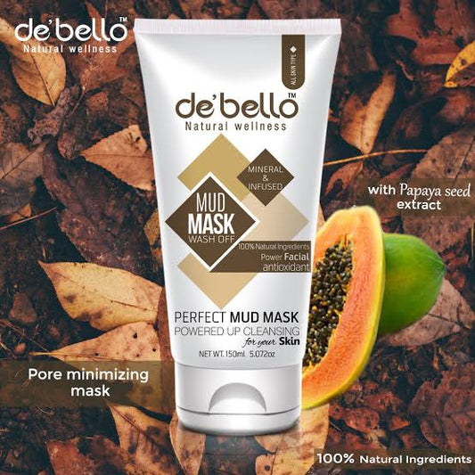 DeBello Mud Mask WashOFF 150ml