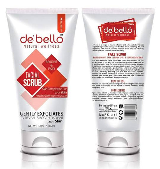DeBello Brightening Face Scrub 150ml