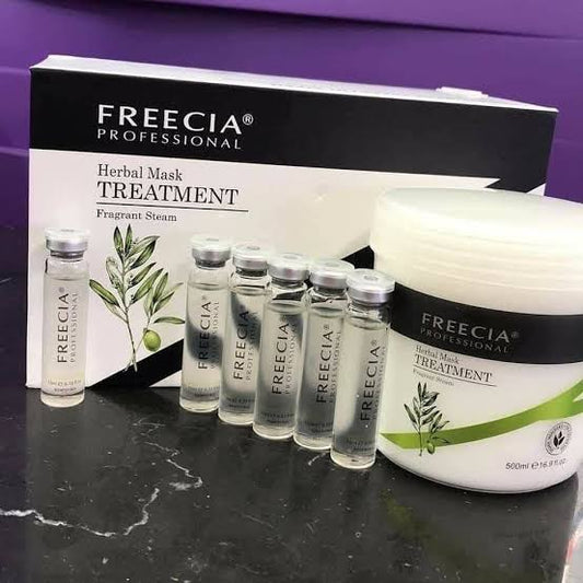 Freecia professional Herbal Hair  Mask Treatment 500ml JAR& Essential Oil 10ml×6