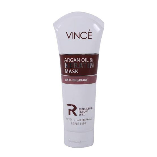 Vince Argan Oil Keratin Mask prevent Hair Breakage&Split Ends 200ml