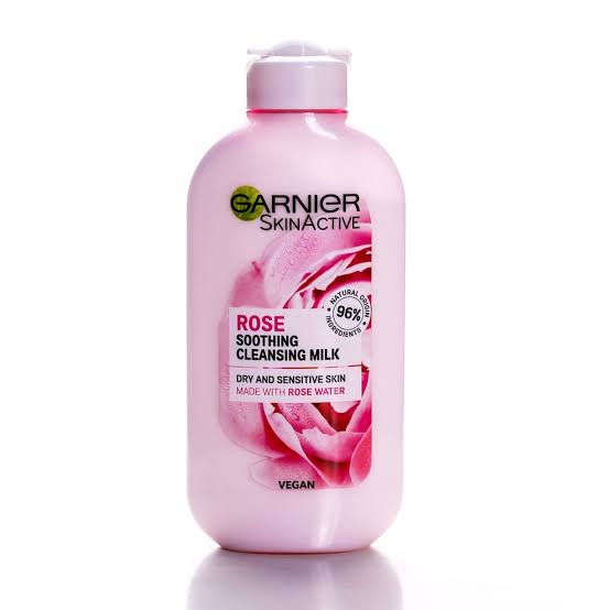 GARNIER ROSE CLEANSING MILK VEGAN DRY SKIN 200 ML