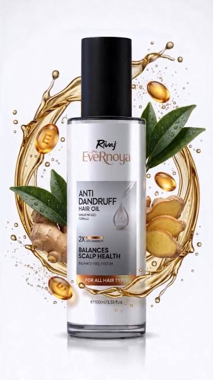 RIVAJ EVERNOYA SULFATE-FREE HAIR REPAIR SERUM OIL ANTI-DANDRUFF 100ml