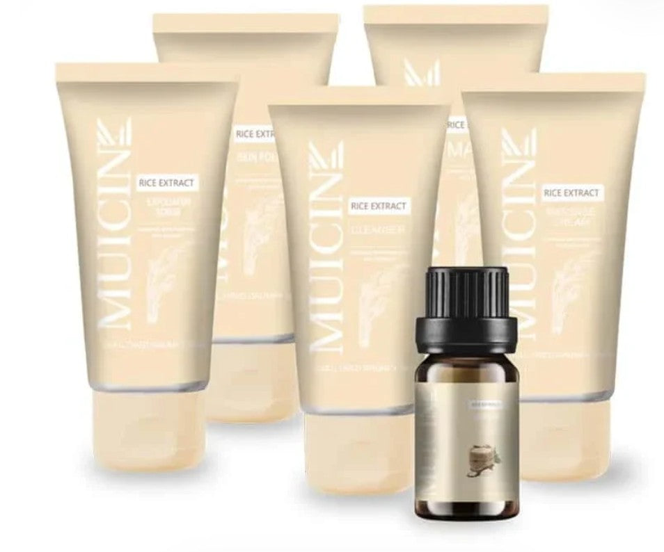 Muicin Rice Extract Light & Bright Facial Kit