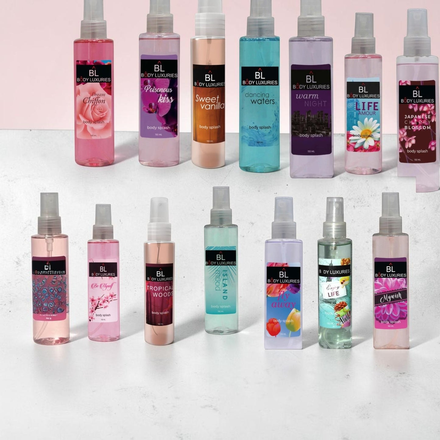 Body luxuries body mist/splash/cologne 155ml