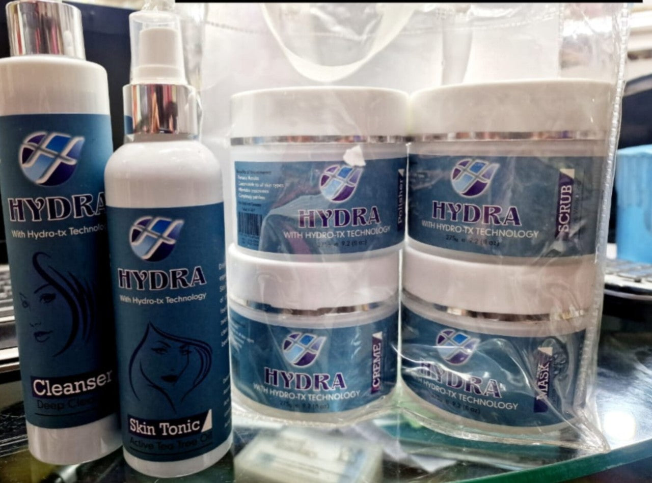 Hydra Brightening facial 6 products 300ml each