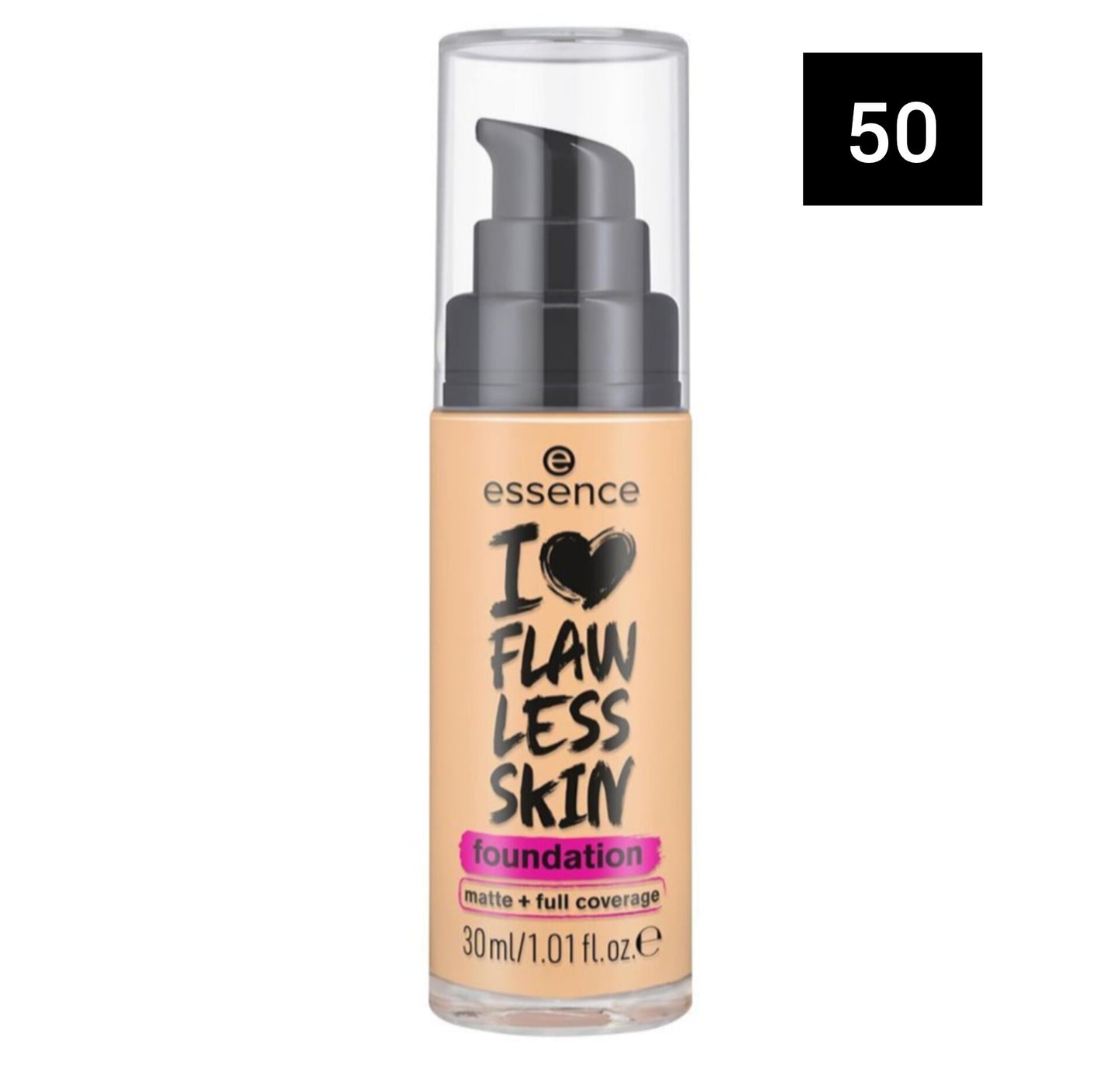 Essence i love flawless skin foundation matte+full coverage 30ml