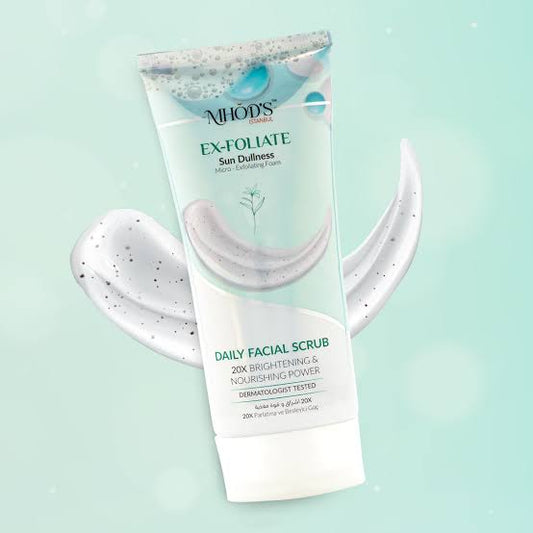 Mhods exfoliate sun dullness daily face scrub 100gm