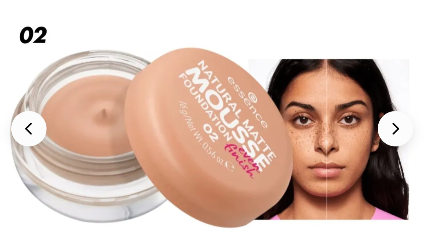 Essence natural matte mousse foundation 16gm