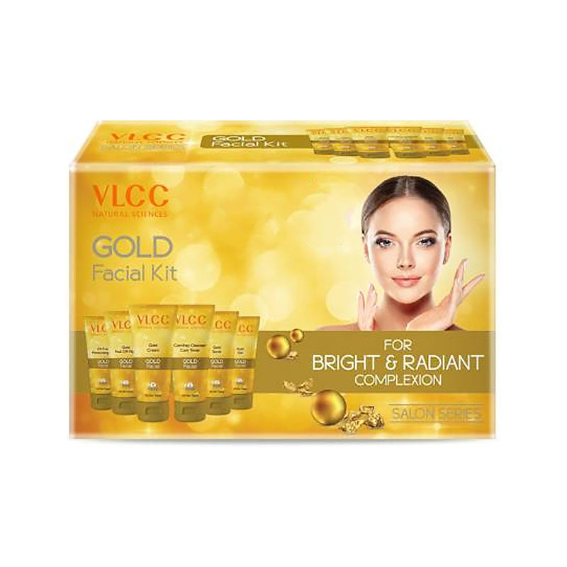 VLCC Gold Facial Kit Salon Series 6Steps