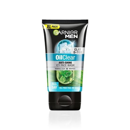 Garnier Men Oil Clear Clay D - Tox menthol Facewash 100gm