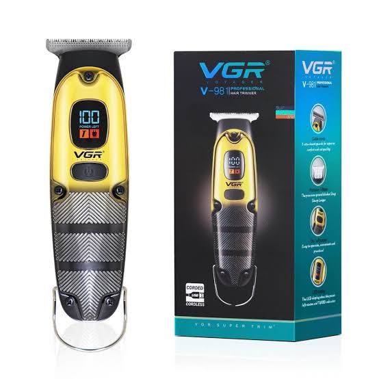 VGR V981 trimmer Corded & Cordless Professional Hair Trimmer for Men – 150 min Runtime with LED Display