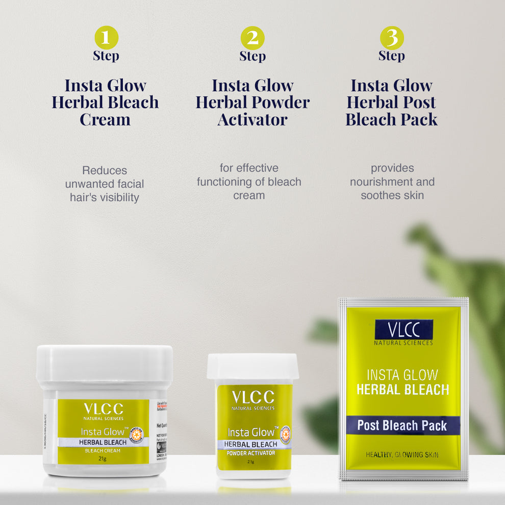 VLCC Insta Glow Herbal Bleach Kit