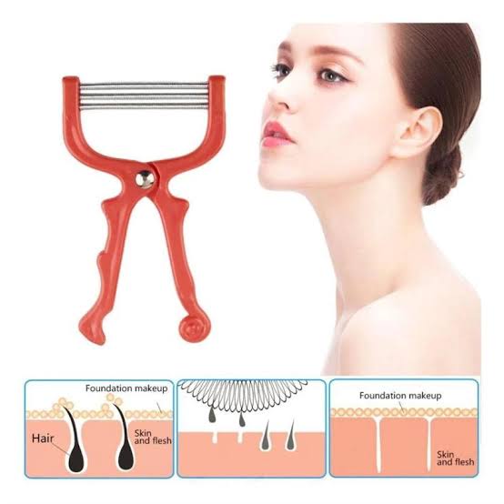 Face Epi Roller Epicure (3 In1) Professional Facial Hair Removal Threading Beauty Epilator & Extraction