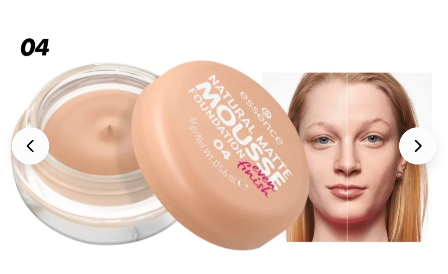 Essence natural matte mousse foundation 16gm