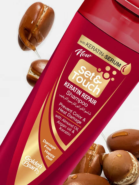 Golden Pearl Set and Touch - Keratin Repair Shampoo 360ml