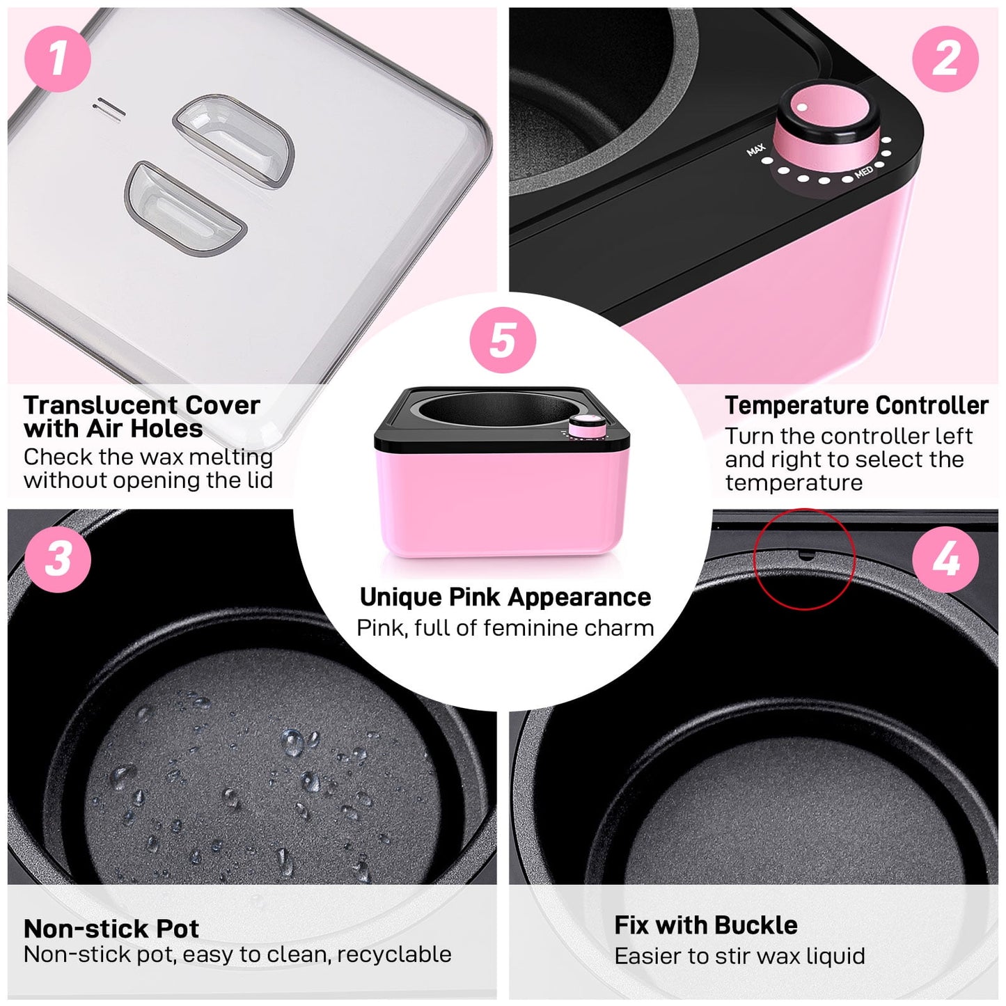 Tooca hair removal waxing kit