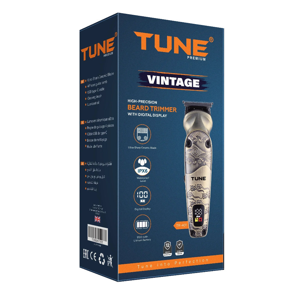 Tune Vintage Ultra-Sharp Ceramic Blade -TR401 beard trimmer