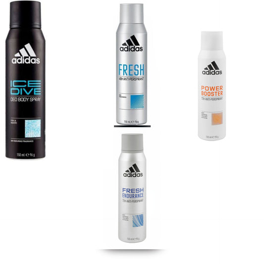 Adidas body sprays 72hr antiPerspirant 150ml