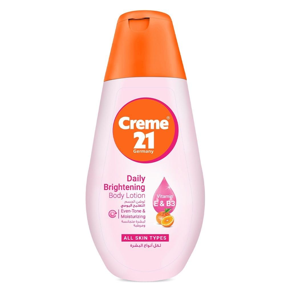 Creme 21 daily brightening body lotion vitamin E & B3 250ml