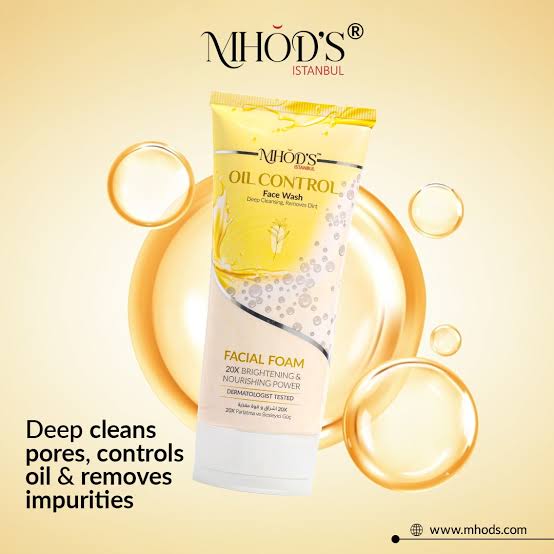 Mhods oil control facial foam face wash 100gm