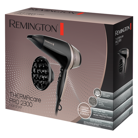 REMINGTON D5715 THERMACARE PRO 2300 HAIR DRYER with 1 year warranty