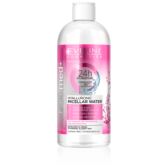 Eveline Micellar Water Hyaluronic Water 400ml